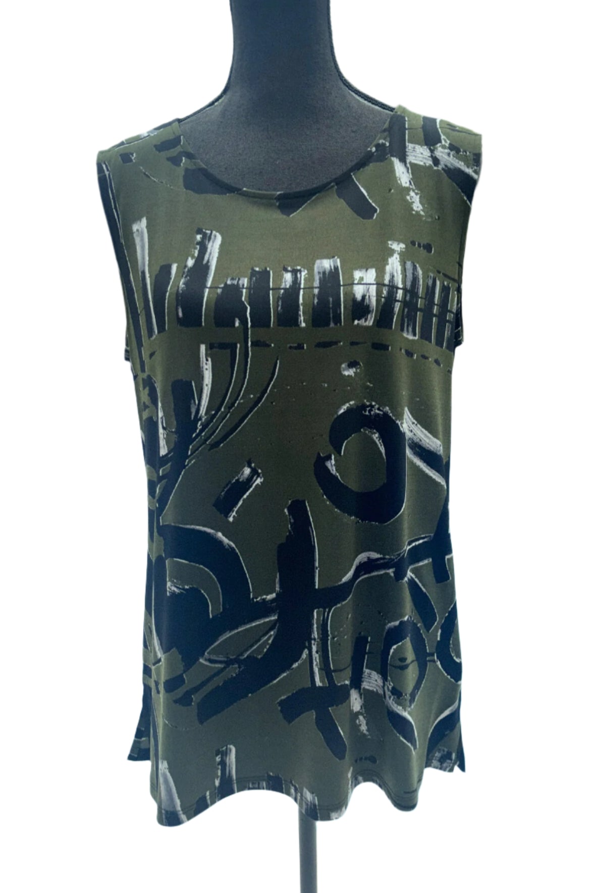 By JJ Sleeveless Graphic Top-IT201P