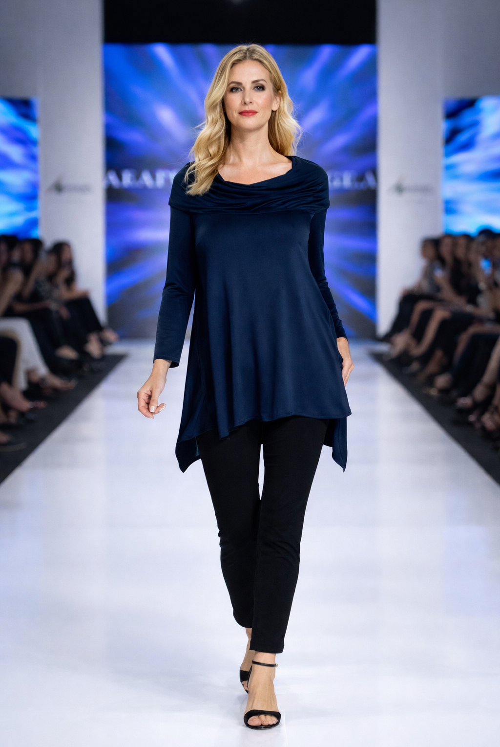 IC Collection Comfy Drape Neck Tunic | Unique Apparel USA
