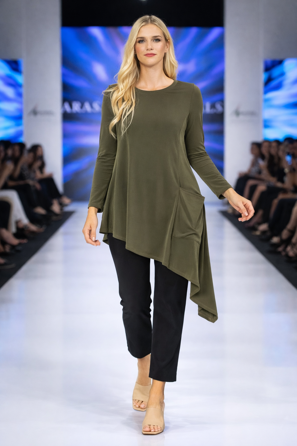 IC Collection Asymmetric Tunic-IC-2718T