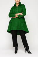 IC Collection Ribbon Detail Hi-Low Jacket-7231J