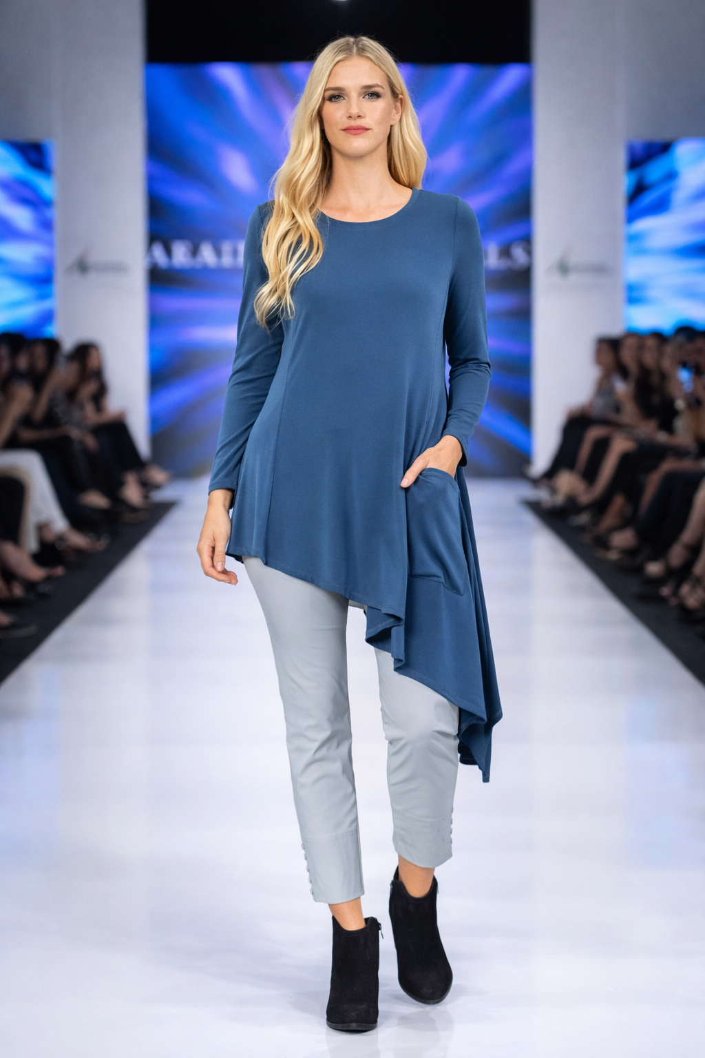 IC Collection Asymmetric Tunic-IC-2718T