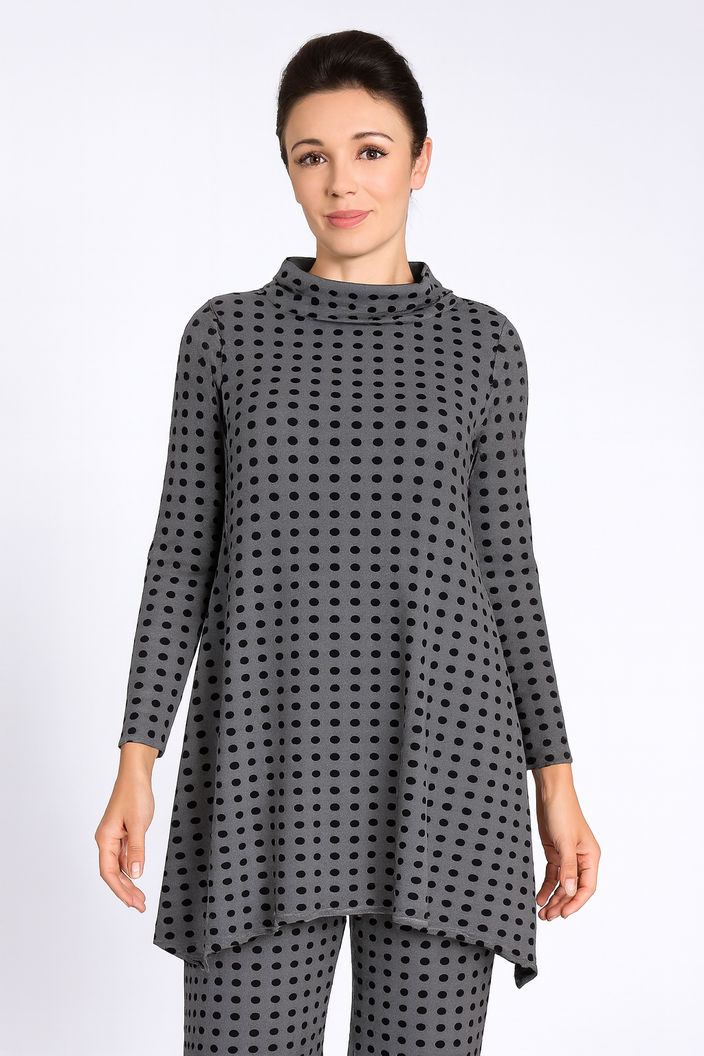 IC Collection Mesh Long Sleeve Top-IC-4727T