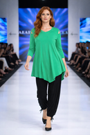 IC Collection Criss Cross Shoulder Tunic-IC-1059T