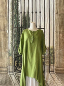 M-Made in Italy Linen Dress-19-9301U