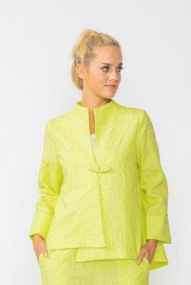 IC Collection One Button Textured Jacket 6439J | Unique Apparel USA