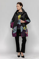 IC Collection Floral Bubble Sleeve Jacket-7212J
