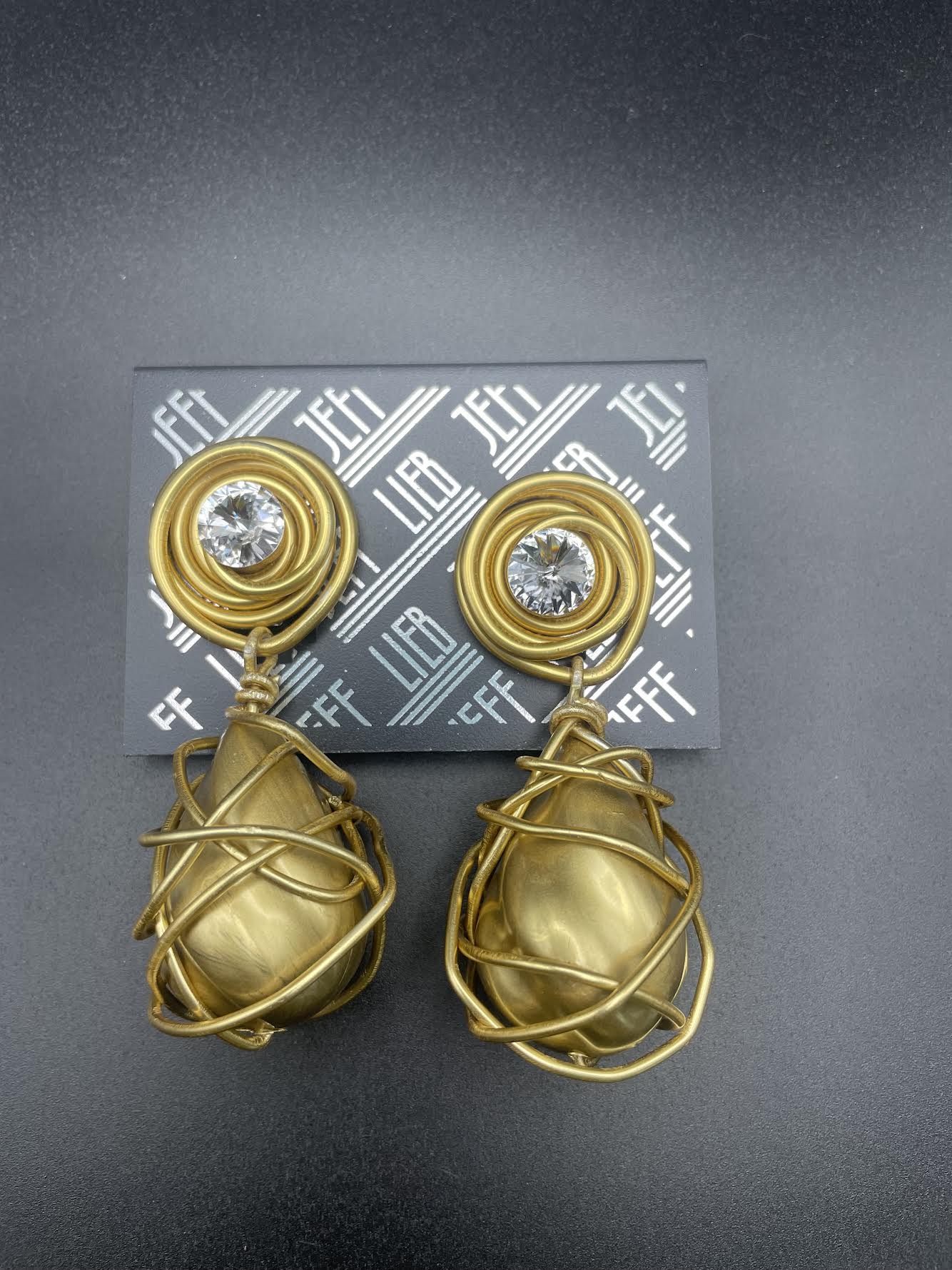 Jeff Lieb Aurora Coil Earrings-33766