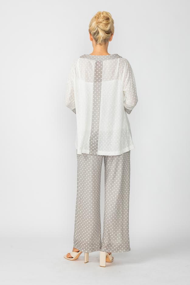 Raglan Sleeve Boat Neck Stand Collar Top-7074T
