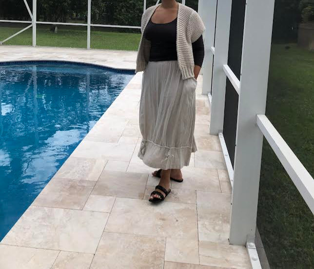 Yuvita Linen Skirt-2362