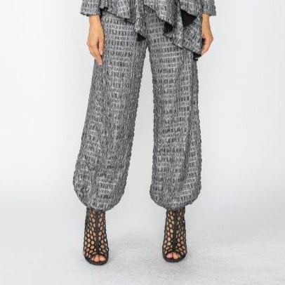 IC Collection Textured Balloon Pants-7180P-DUP