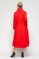 IC Collection Hi-Low Statement Collar Jacket-7142J