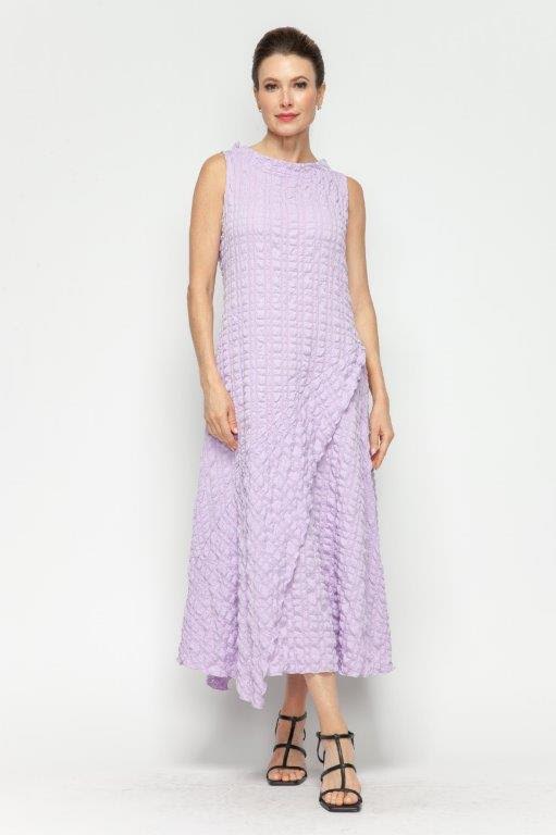 Asymmetrical Cut Front and Back Dress 7044D