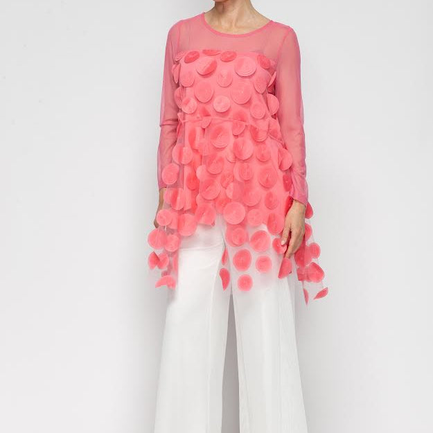 IC Collection Petal Sleeve Top 6495T