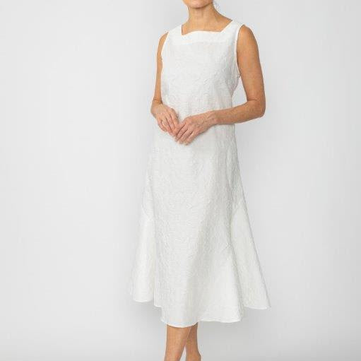 IC Collection Ruffle Sleeveless Dress 6447D