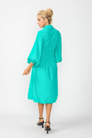 Flared Sleeve Cinched Waist Jacket-6428J