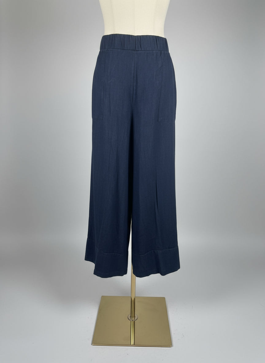 Kozan Navy Wide-Leg Pants-DN-3193