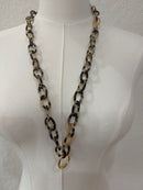 Tortoiseshell Link Chain Necklace-m=M4976