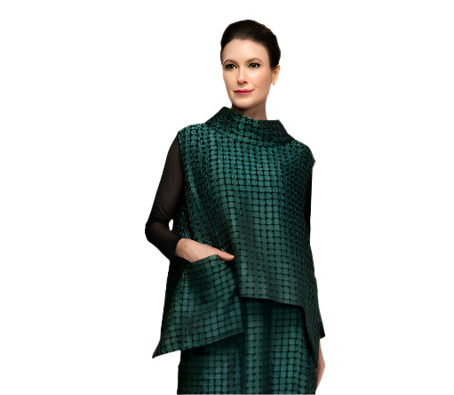 IC Collection Stand Collar Vest-7223V