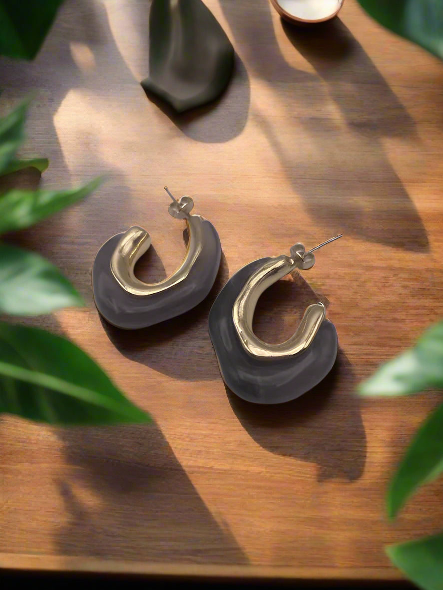 LPL Acrylic GreyStone Hoops-2251-G