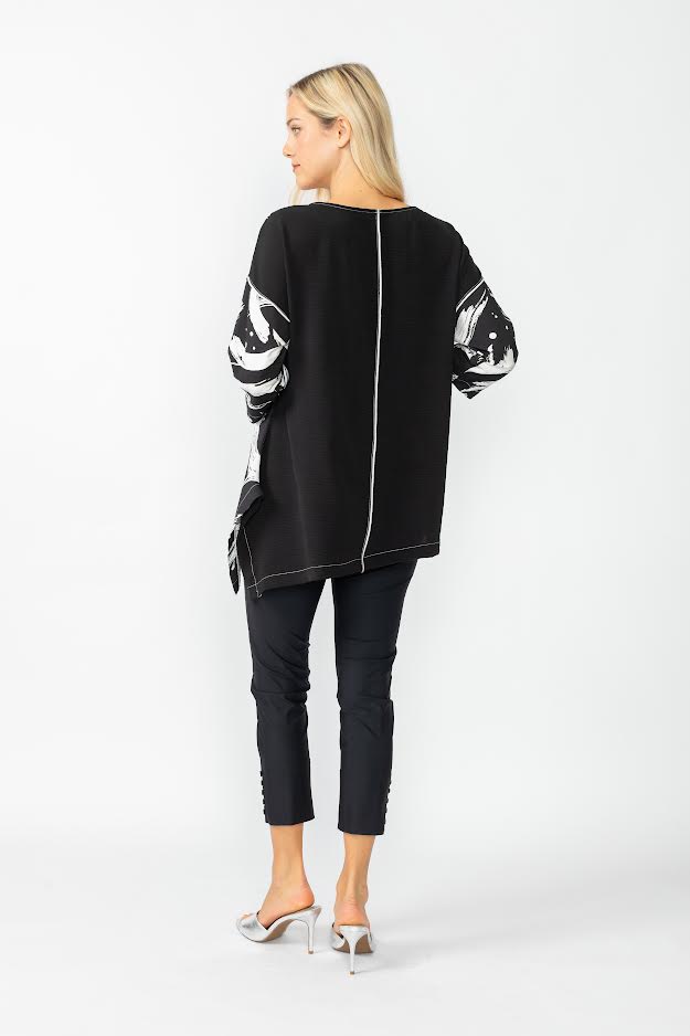 IC Collection Abstract One-Pocket Top 7313T