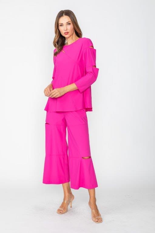 IC Collection Modern Slit-Neck Tunic-7653T