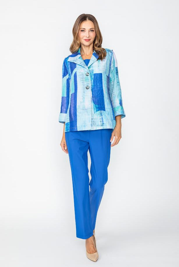 IC Collection Abstract Button-Front Jacket | Unique Apparel USA