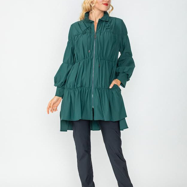 Fashion Forward Parachute Zipper Jacket 8420J