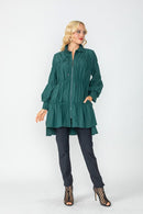 Fashion Forward Parachute Zipper Jacket 8420J