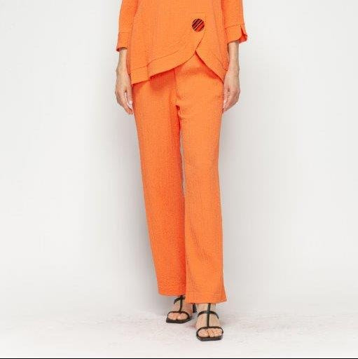 IC Collection Textured Straight Pant-IC-7075P