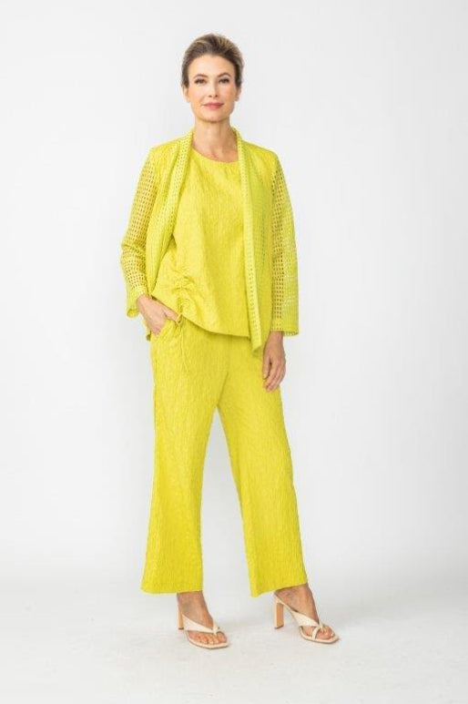 Side Down Spaghetti Tied Top 7061T-LIME