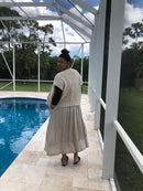 Yuvita Linen Skirt-2362