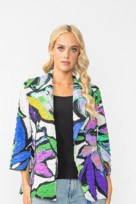 IC Collection Floral Print Cardigan 7291J | Unique Apparel USA
