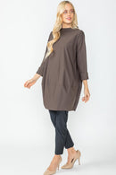 Bateau Neckline Fashion Long Tunic/Dress 3226T-DUP