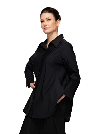 IC Collection High/Low Button Down Blouse | Unique Apparel USA
