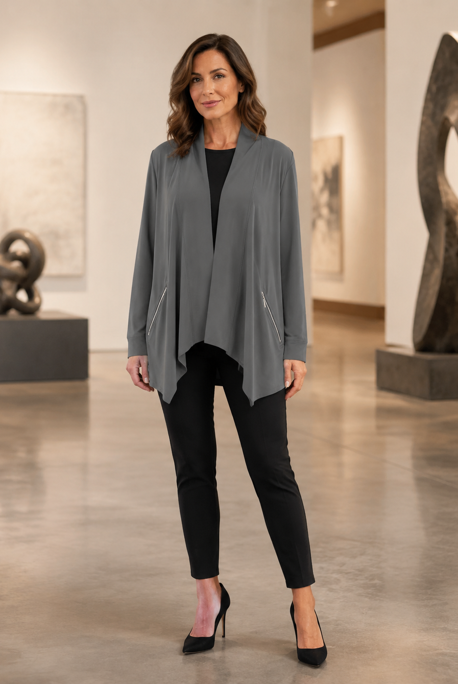 By JJ Side Zipper Jacket-IT-151, view 3