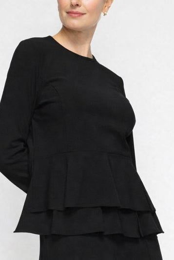 IC Collection "Luna" Layered Top-7233T-DUP | Unique Apparel USA