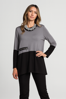 By JJ Color Block Tunic-IT-195