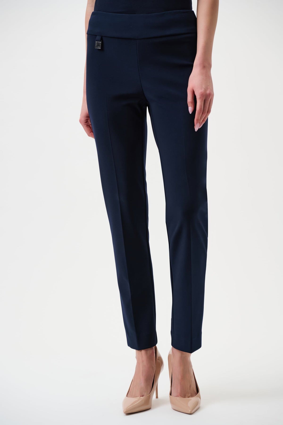 Joseph Ribkoff Classic Tailored Slim Pants, Midnight Blue