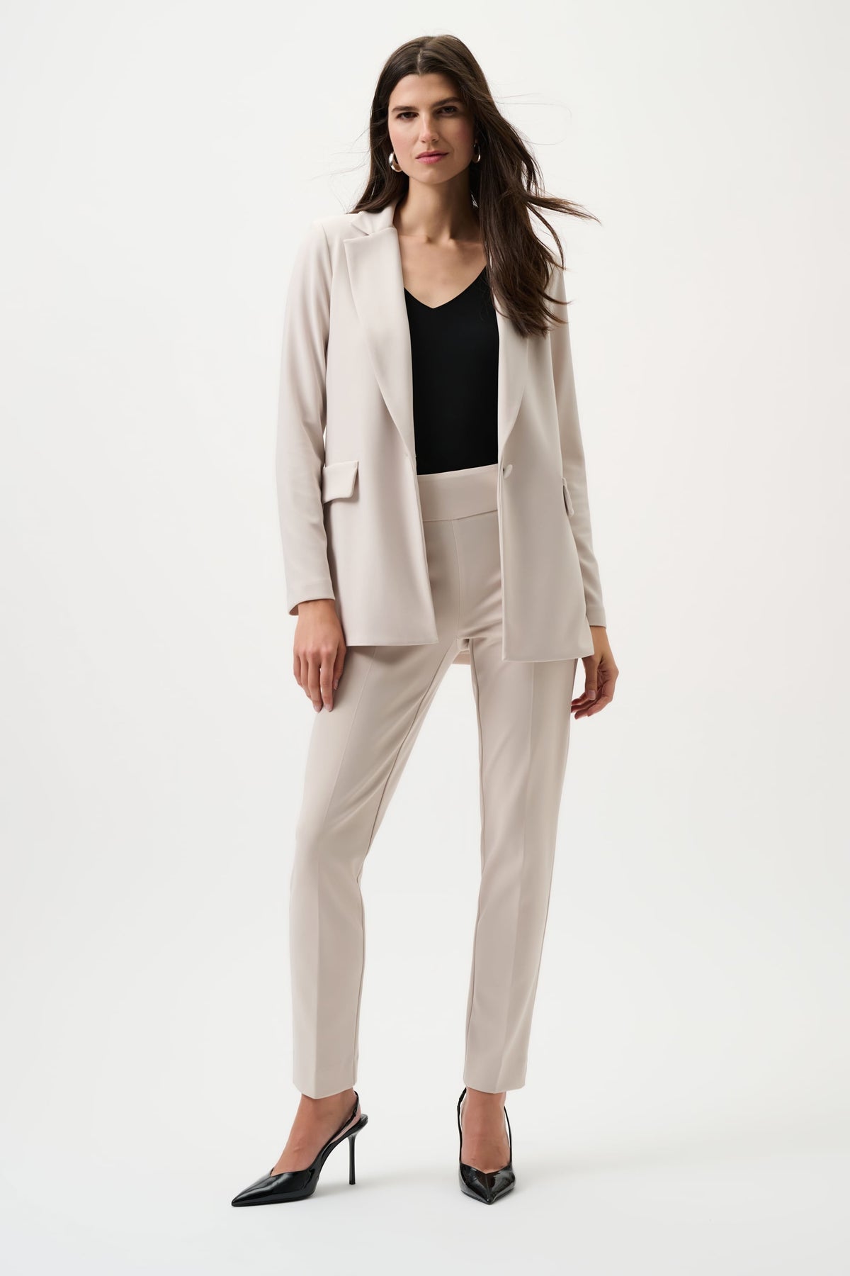 Joseph Ribkoff Classic Tailored Slim Pants, Moonstone