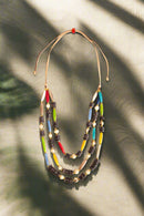 Tagua Handmade Phoebe Necklace-LC396-MULTI