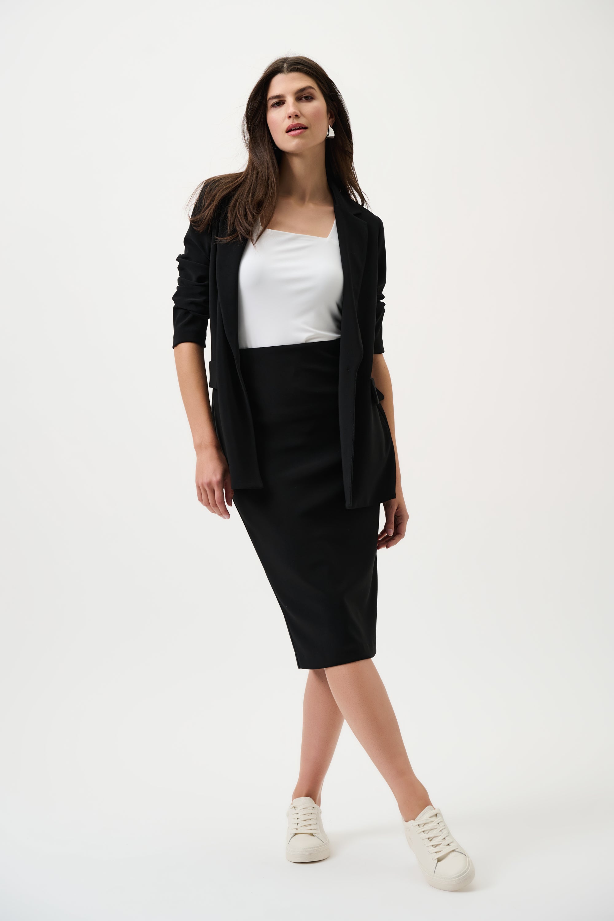 Classic Long Pencil Skirt - Core Colors