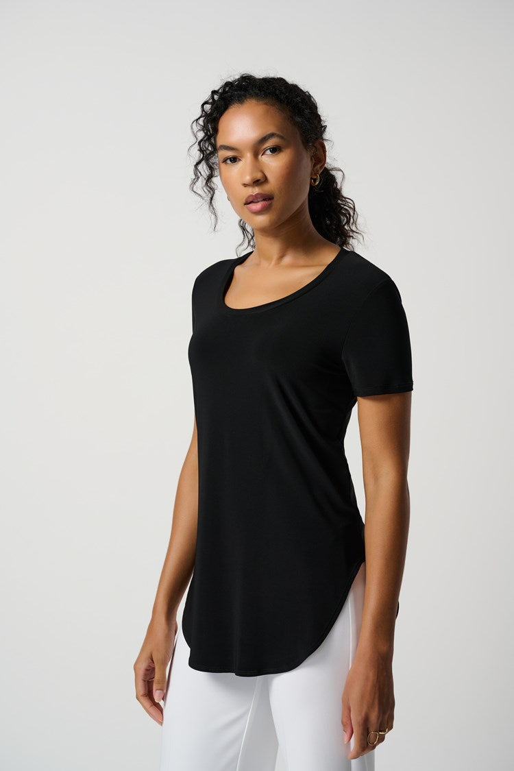 Joseph Ribkoff Rounded Hem Top-183220NOS