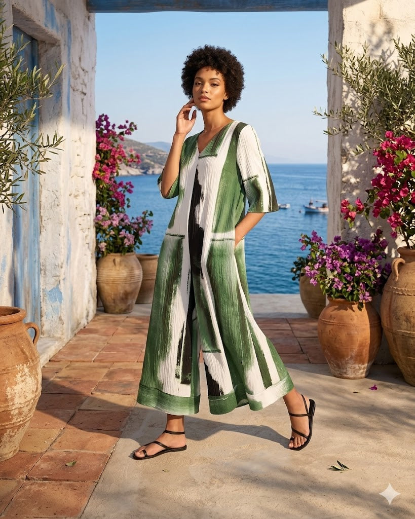 Alembika Ozai N Ku Sporo Jumpsuit, Green Mix-861304