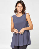 BY J.J Sleeveless Reversible Round or V Neck Tank-JJ-IT108