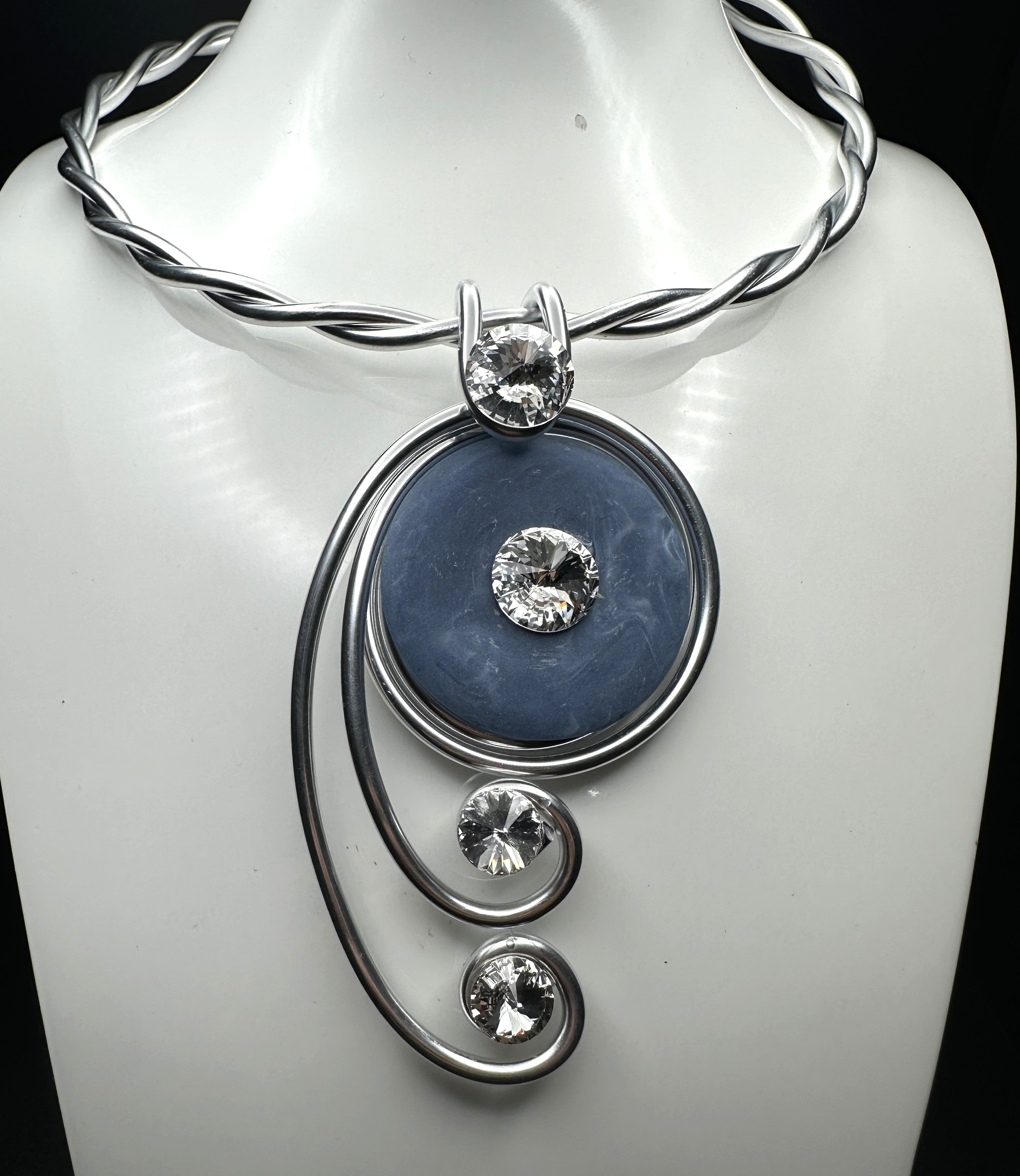 Jeff Lieb Snow Necklace-JL-19296