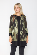 IC Collection Abstract Art Color Block Tunic-IC-5447T