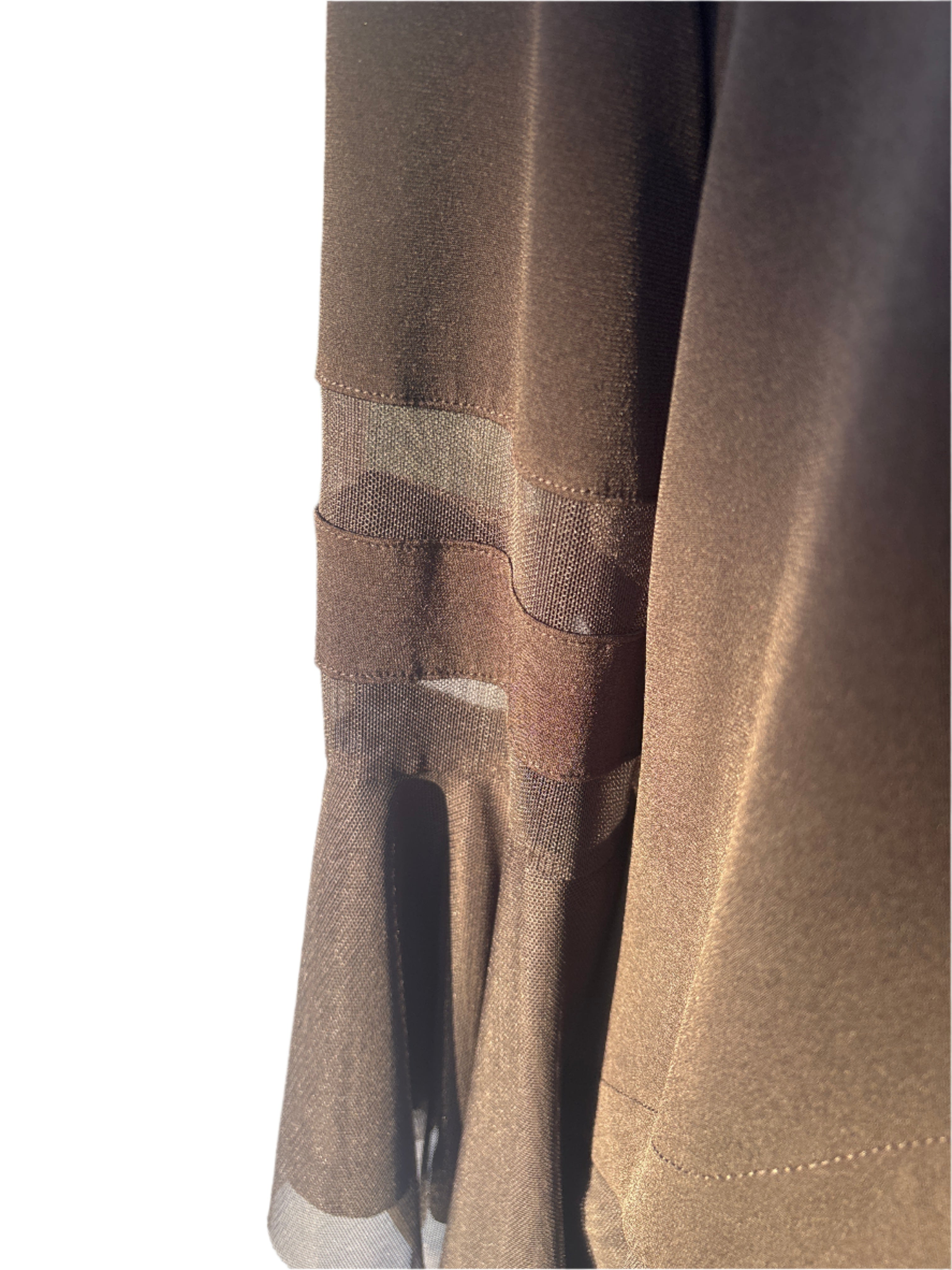 IC Collection Mesh Sleeve Tunic 3402T-BLACK