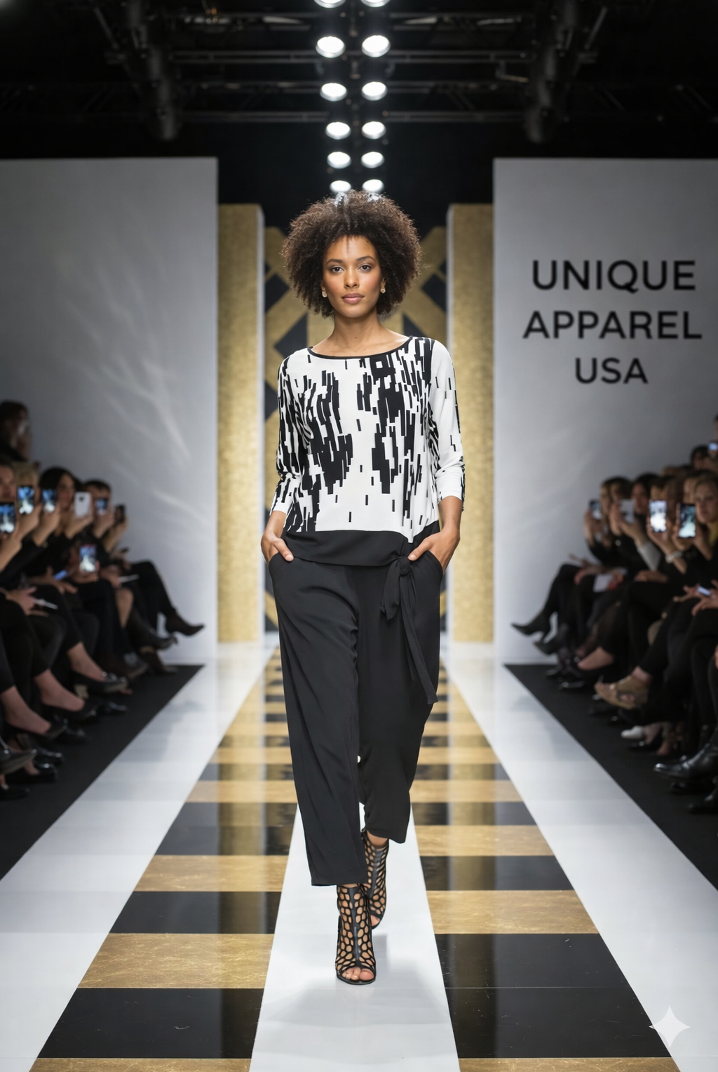 IC Collection Abstract Tie Top-C1073T, view 2