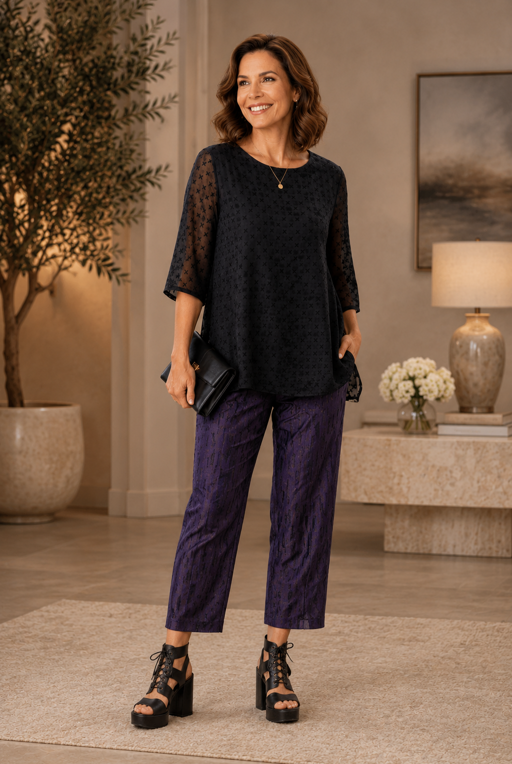 Kozan Aroma Pants-IL-3810-MAJESTY, view 2