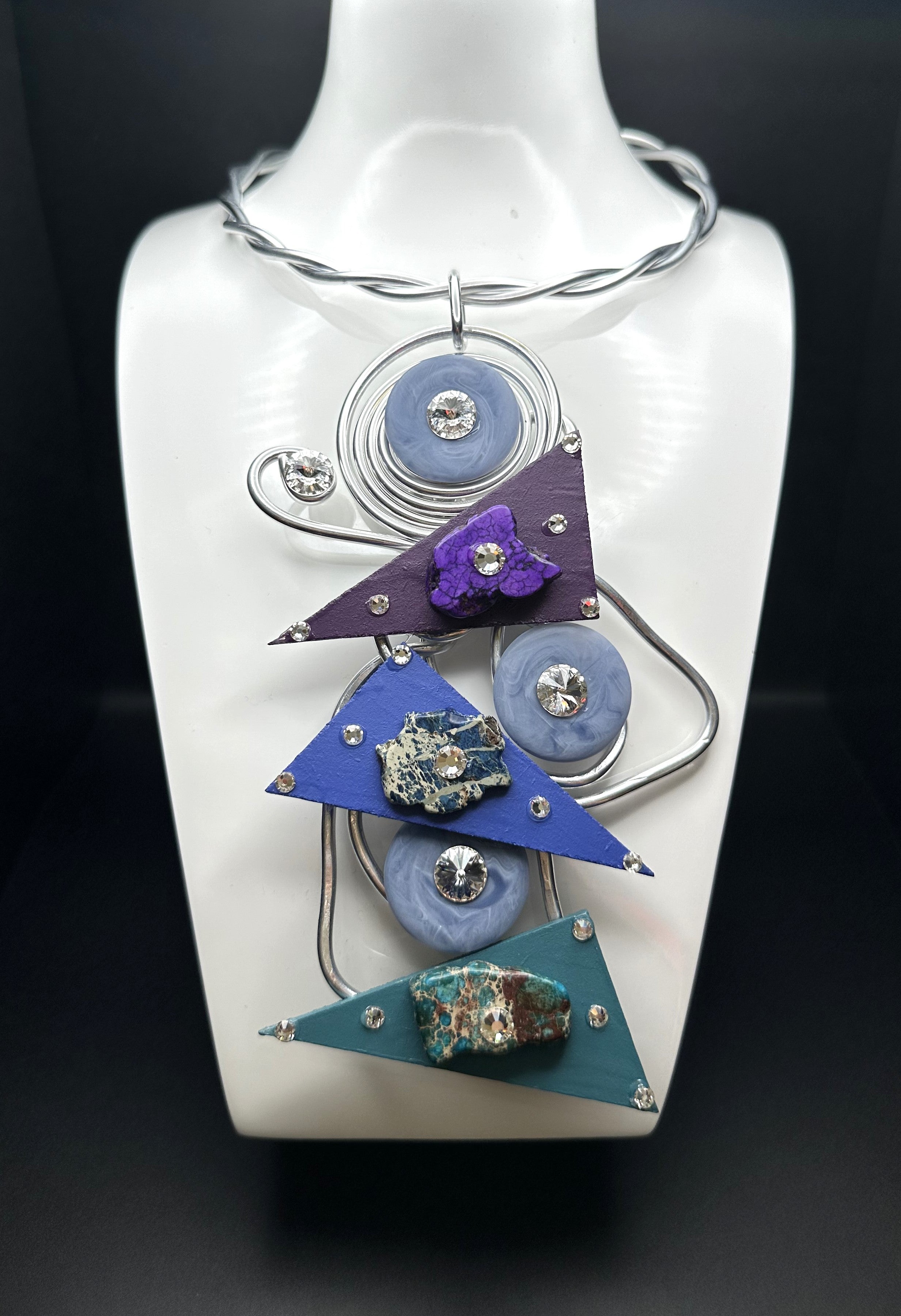 Jeff Lieb Organic Stones Necklace-JL-20658